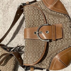 Vintage coach hobo mini